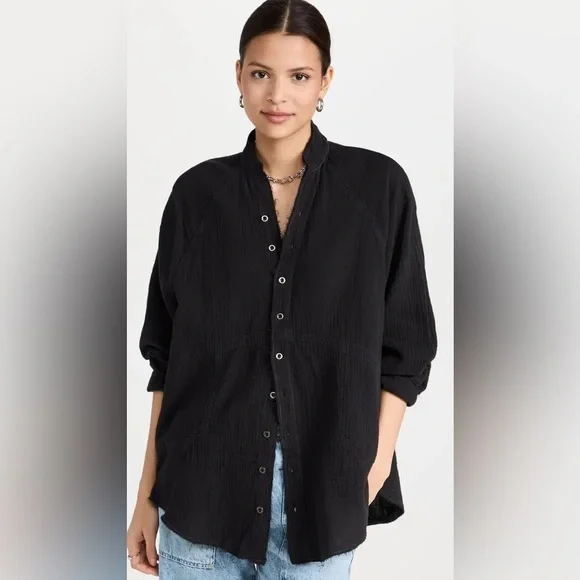 Free People Women's Summer Daydream Button Down - Picture 2 of 11